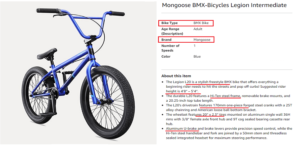 Mongoose BMX-Bicycles Legion Intermediate