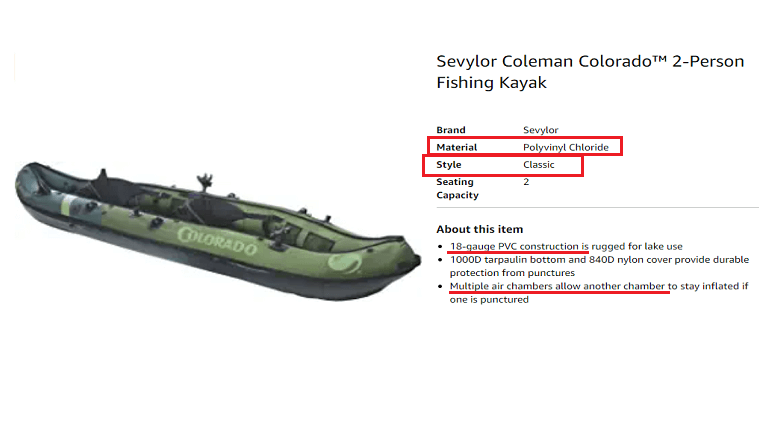 Sevylor best inflatable kayak
