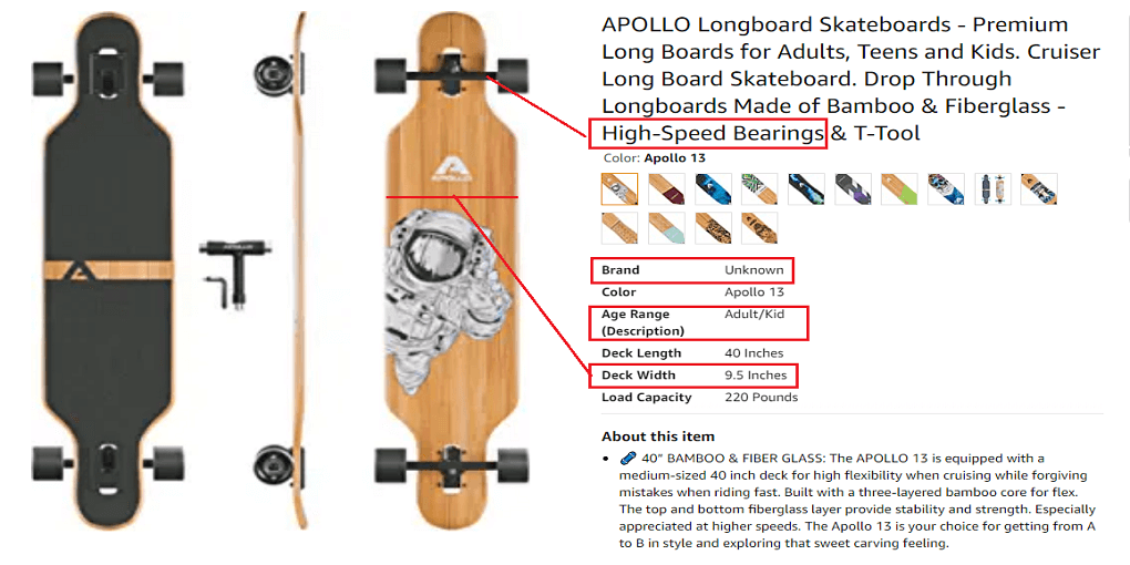 Apollo longboard