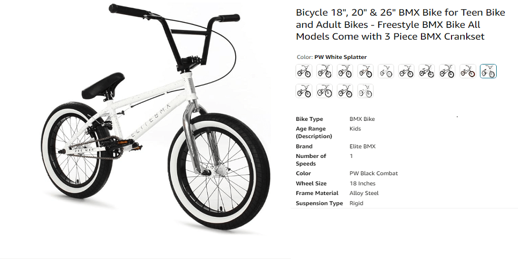 Bicycle 18 20 26 BMX Bike